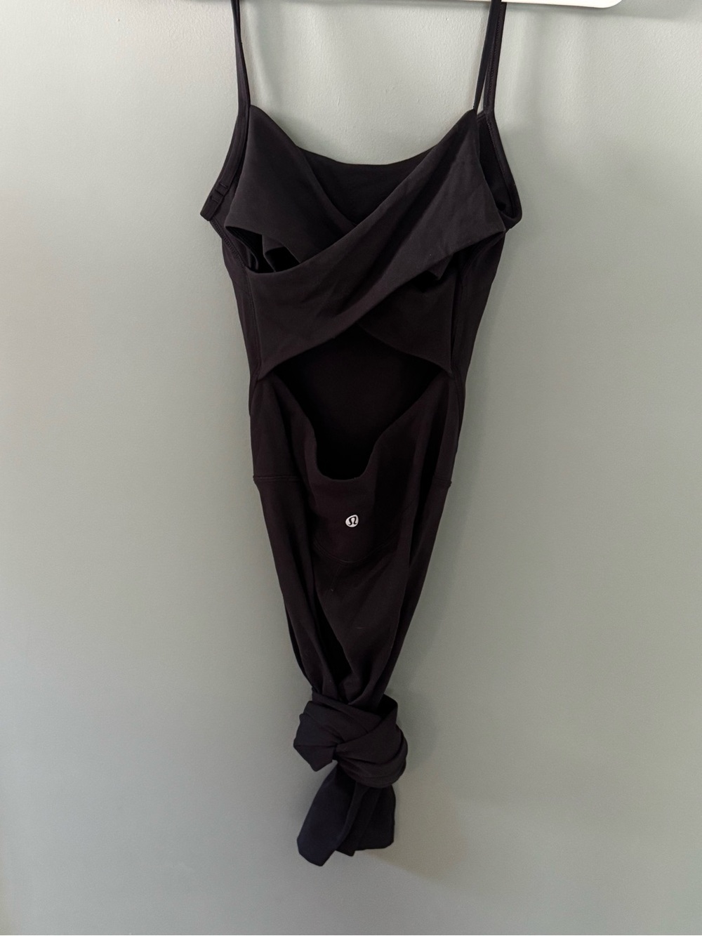 lululemon athletica Black Strappy Cutout Jumpsuit